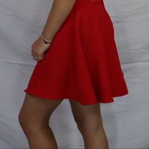 Textured Skater Skirt